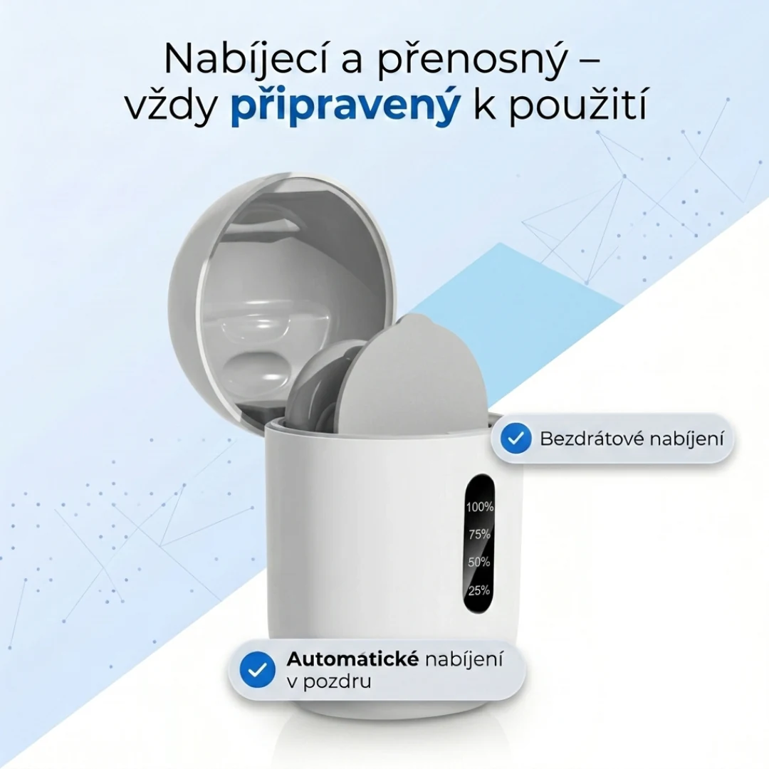 Nabíjecí a přenosné pouzdro masážního přístroje