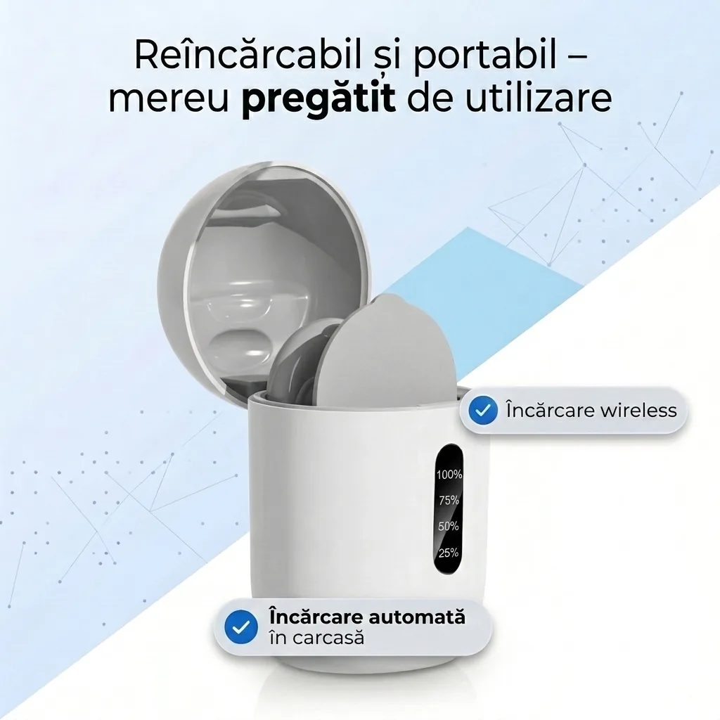Femeie cu carcasa de încărcare a aparatului de masaj
