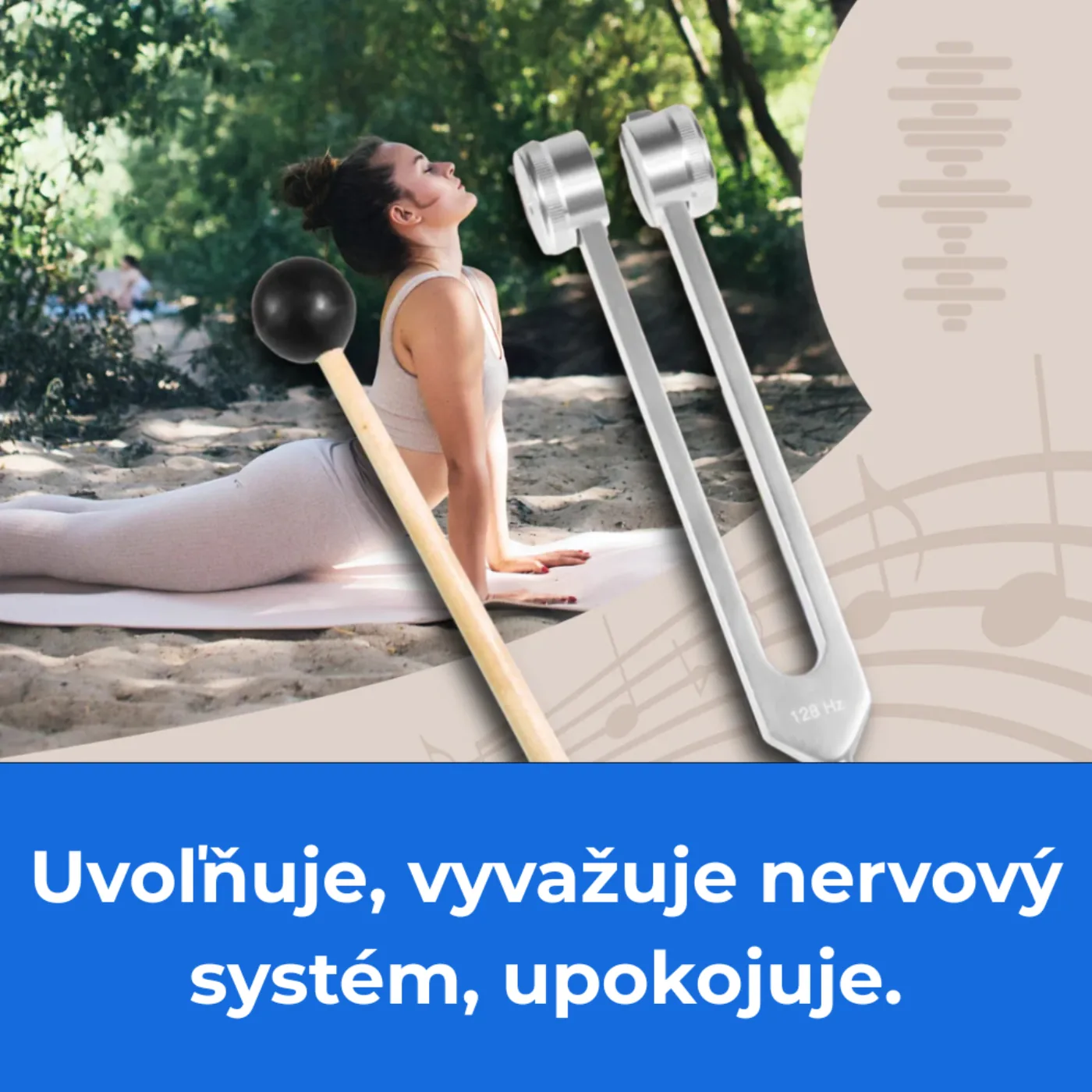 LORLANA 128Hz – hliník zdravotníckej kvality