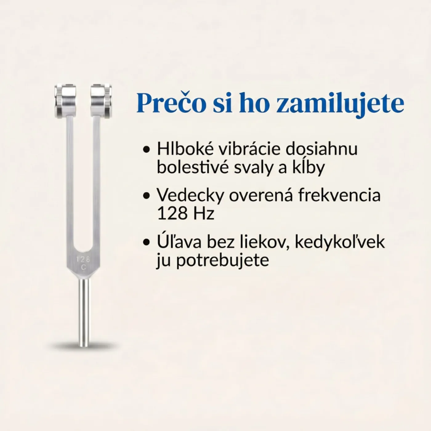 LORLANA 128Hz – prirodzená úľava